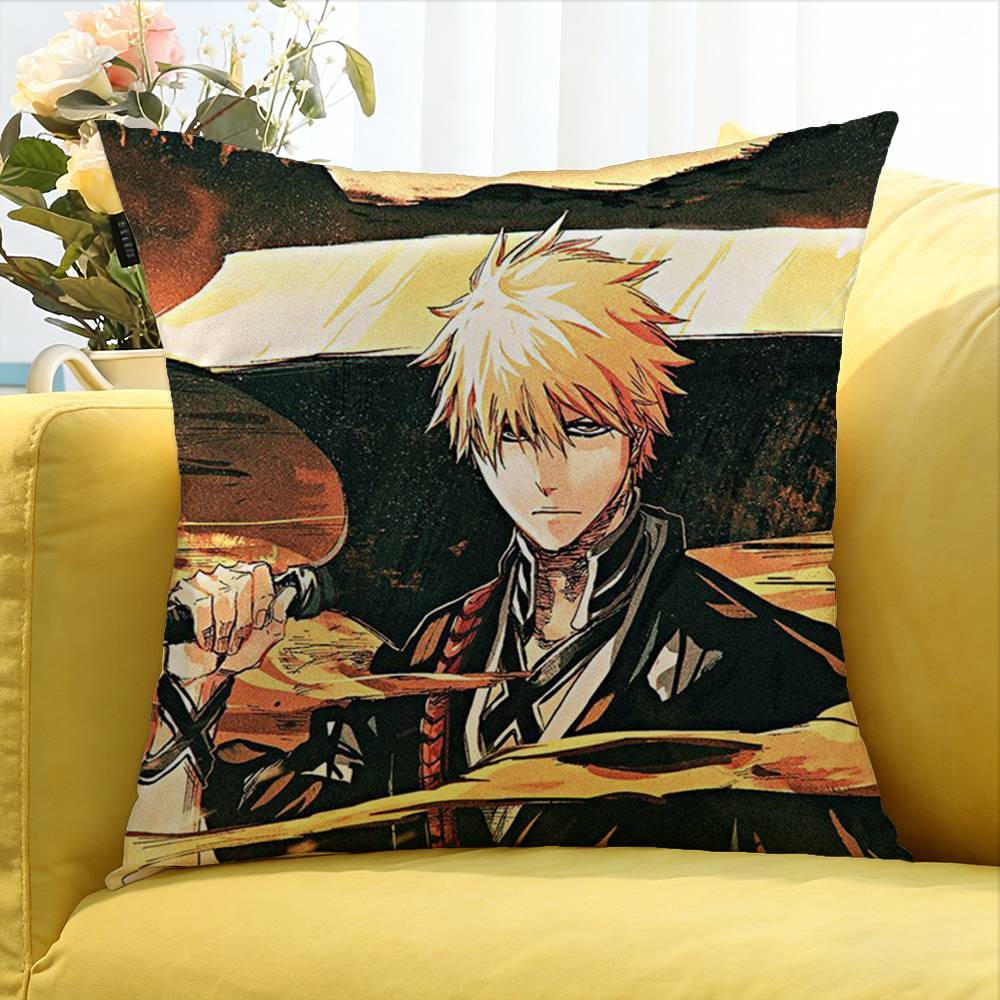 Anime I-Ichigo K-Kurosaki World Various Sizes Square Pillow Case For Car Home Bedchamber Decor