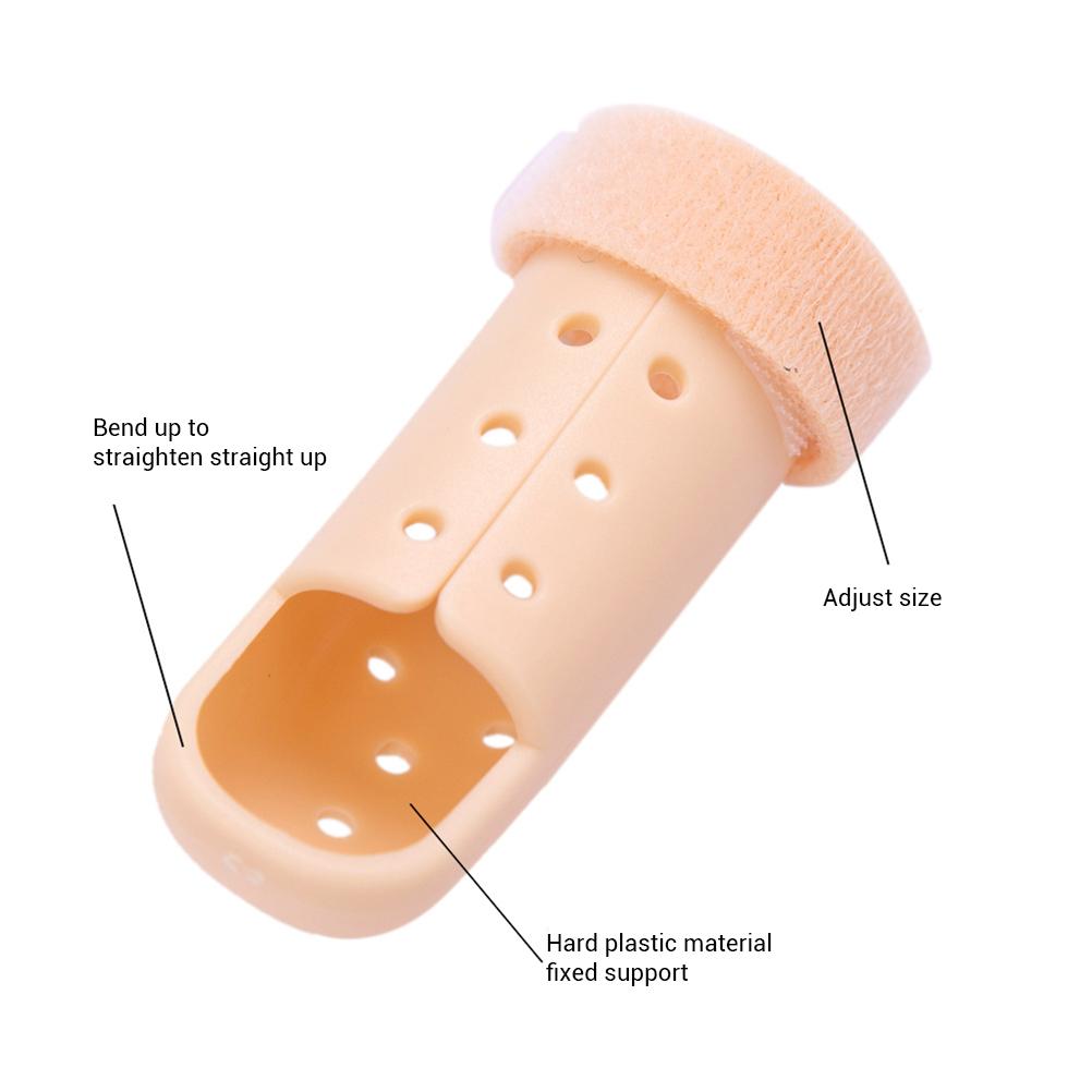 10 Stück Fingerschiene Hammerfingerstütze Schiene Verstellbar 5 Größen Kunststoff Fingerstützschutz