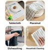 New 40x60cm Tablecloth Nordic Style Cotton Kitchen Dish Towels Easy Wash Super Absorbent Cleaning Cloth Home Decor