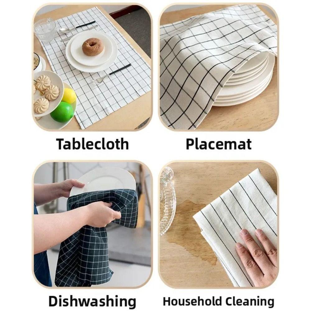 Super Absorbent Tablecloth Nordic Style Table Napkin New Photoaphy Baund Cloth  Home Decor