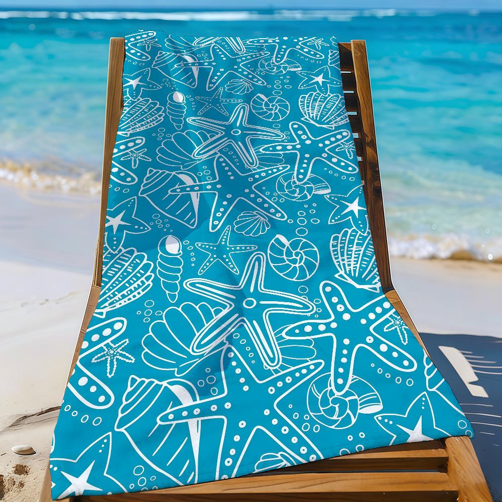 Sea Star Towel Soft Pool Gift For Travel Gym Shower Camping Quick Dry Sports Beach Towels