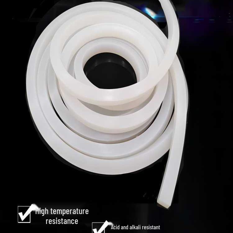 Silikon-Gummi-Dichtungsstreifen – Weich, Quadratisch, Flach (5mm-25mm)