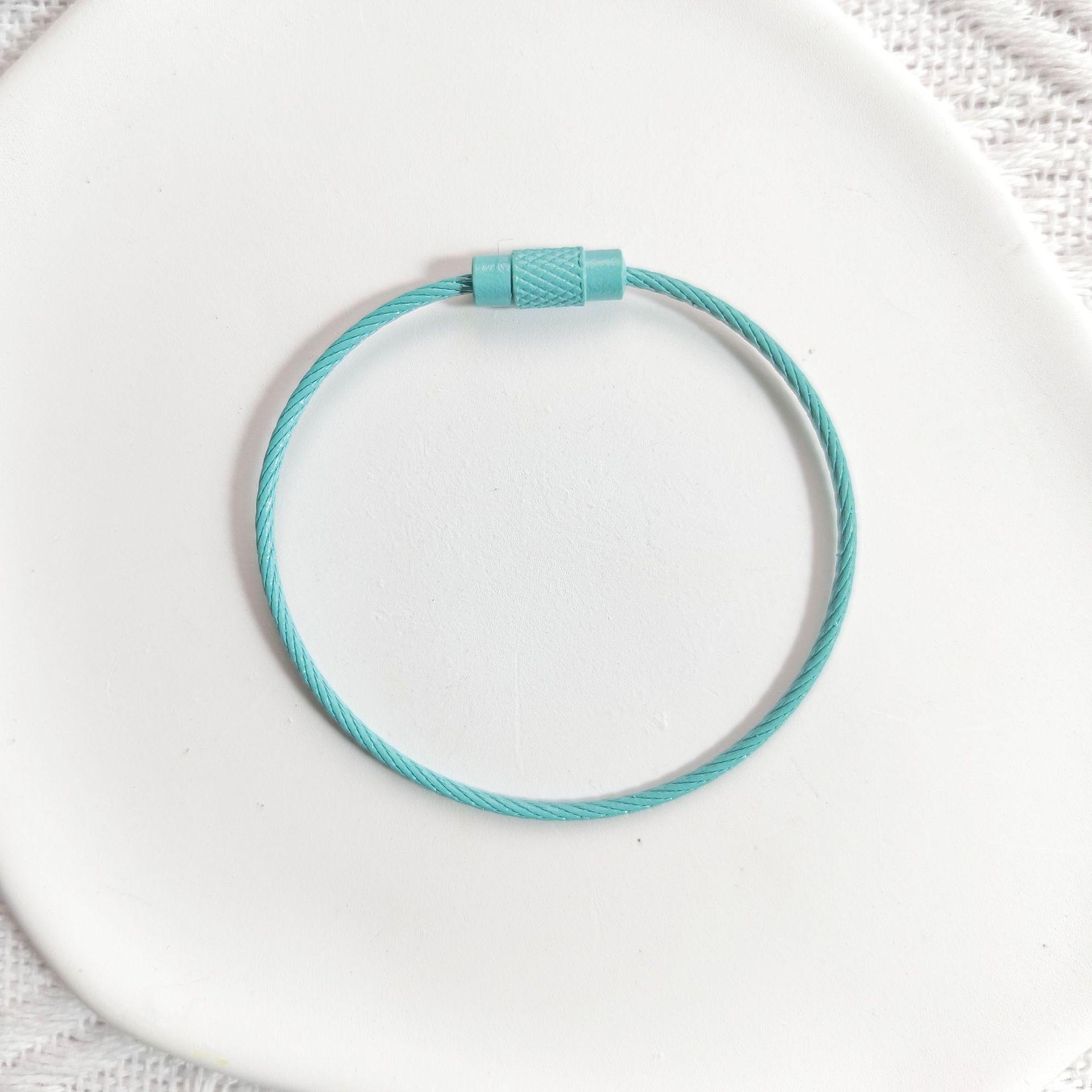 

Карабины из стальной проволоки конфетных цветов для DIY ювелирных аксессуаров