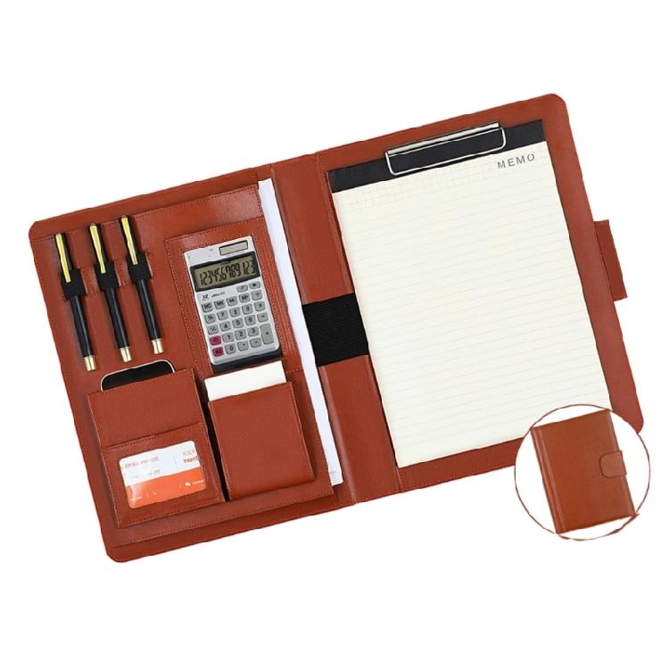 Professional Budget Planner Cover Budget Management Tool A4 Zippered Closure Design Organizers PU Leather Materials