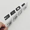 3D ABS Chrome Car Letters Logo 320e Rear Trunk Badge Emblem Sticker For BMW 3 Series EV 320e Auto Tail Marking Accessories