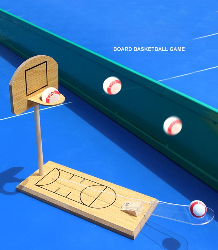 Classic Mini Table Basketball Shooting Board Game Activity Toy Children's Wooden Table Basketball Shooting Game
