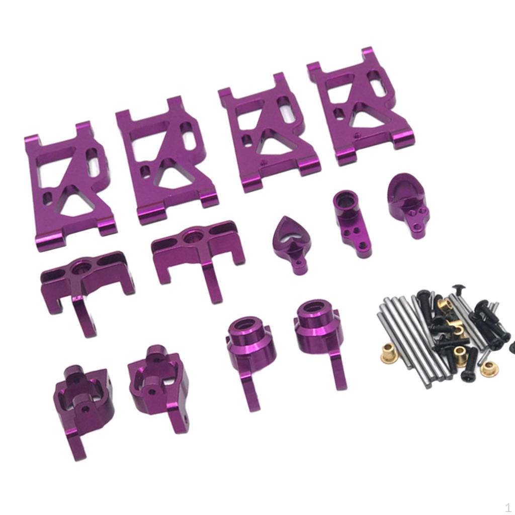 Metal RC Car Steering 4001 124019 124018 1/14 1/12 Model