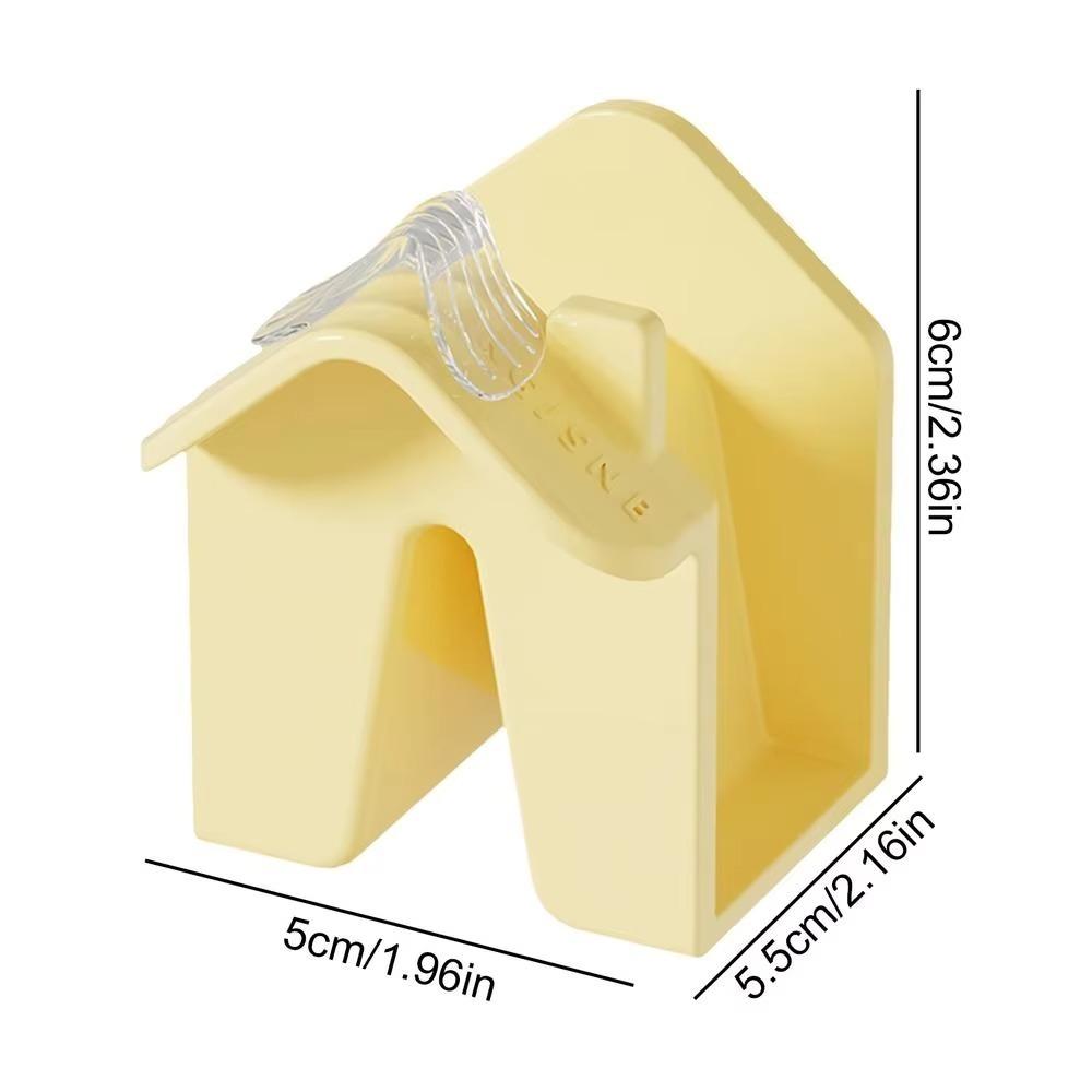 

2 in 1 Wall Mounted Eyeglass Holder with Air Cushion Sunglasses Stand Rack Spectacle Frame Storage жовтий