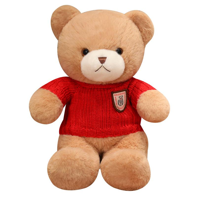New Teddy Bear Doll Plush Toy Sweater Bear Doll Doll Bear Gifts for Girlfriend's Birthday Gifts