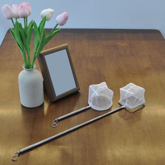 Fishing Net Aquarium Fishing Mesh Telescopic Long Handle Flexible Durable Fish Tank