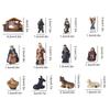 Nativity Set Resin Table Nativity Figures Christian Religious Craft Collectible Figurines for Decoration Centerpieces Holiday