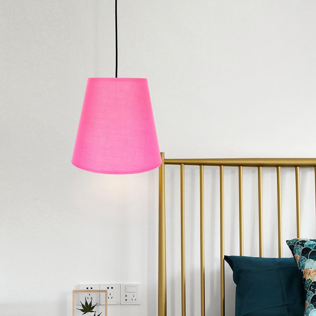 Clip-on Fabric Tabletop Lamp Shade Soft Comfortable Lampshade Cover for Desk Lamp Light Cover Household Lighting Replacement