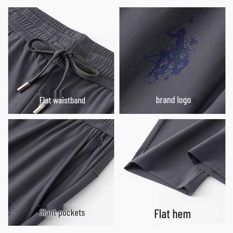 U.S. Polo Assn. Heren IJszijde Sneldrogende Rechte Broek