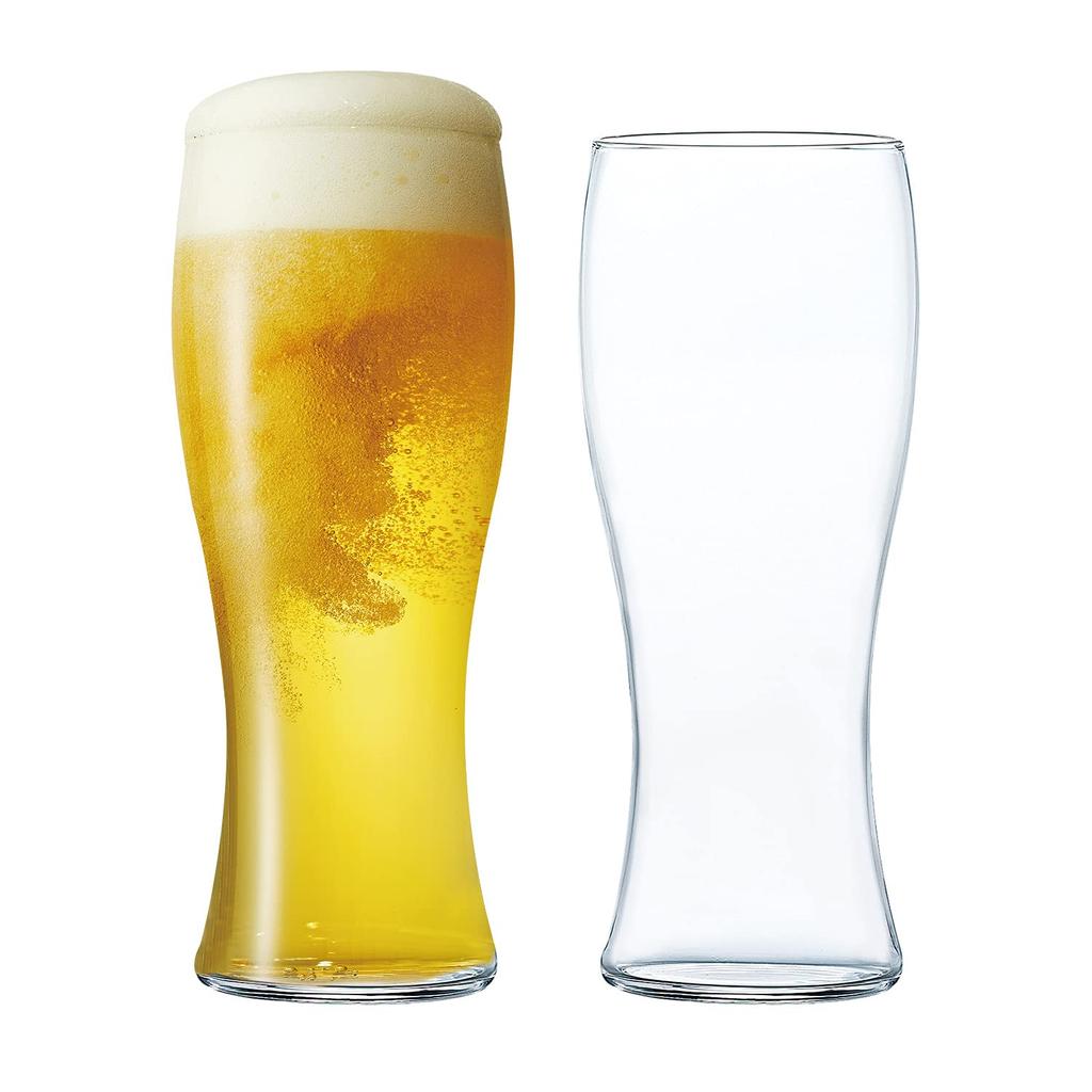 Toyo Sasaki Glass Authentic Glass Set for Enjoying Alcoholic Beer Glass Set Made In Dishwasher Gift Set In Wooden Box - Beverages Thin-Walled