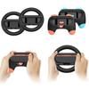 Racing Game Controller Grips Set Ergonomic Handles And Steering Wheel Compatible For NS2 Console