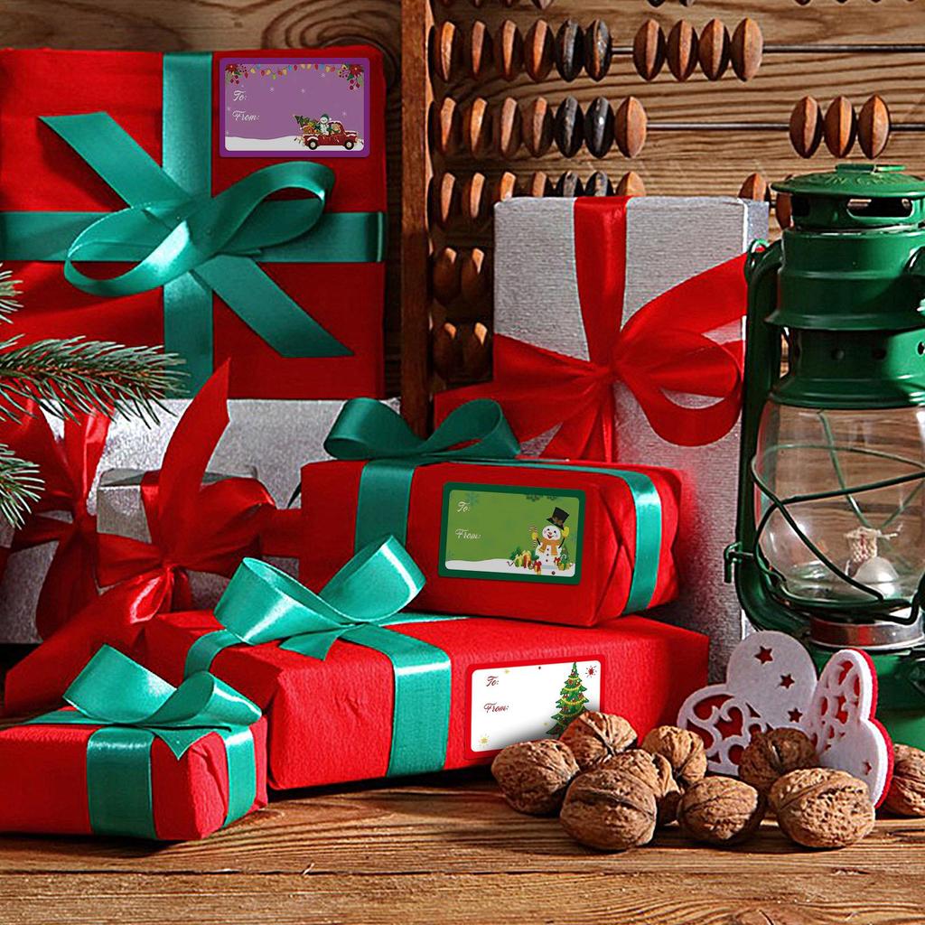 Christmas Stickers For Crafts 400-piece Merry Christmas Stickers For Scrapbooking Festive Decoration Labels For Crafts Envelope