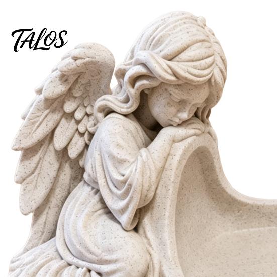 Functional Tray for Desktop Angel Figurine Key Tray, Faux Stone Catchall Decorative Elegant Aesthetic Table Decor Storage Dish Entryway Home