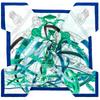 Twill Silk Scarf Women Belt Print Square Scarves Wraps Manual Rolled Echarpes Curled Foulards Femme Bandana Silk Hijabs 90CM