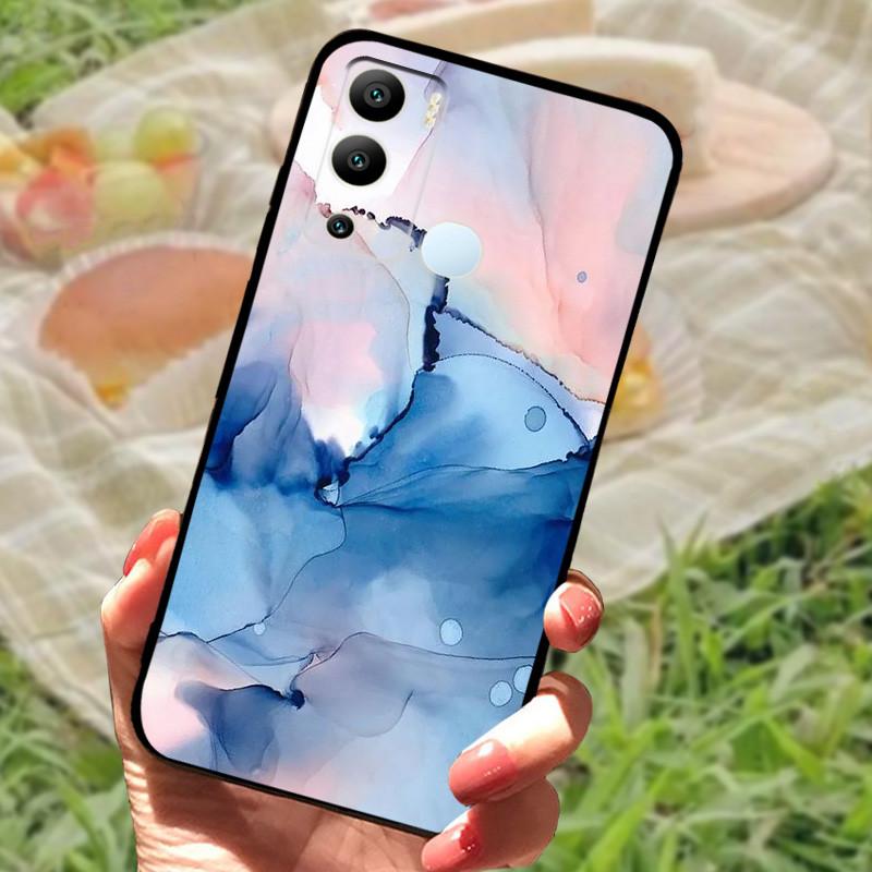 For Infinix Hot 12i Case 12 i X665B Silicone Soft TPU Phone Cover For Infinix Hot 12 Pro X668C Cases Hot12 X6817 Bumper Fundas