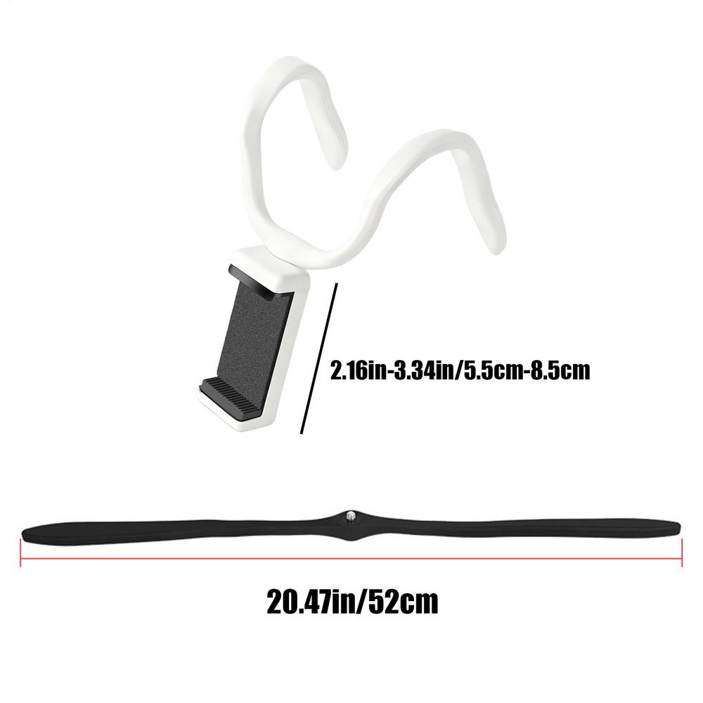 Phone Holder For Treadmill Folding Cellphone Bracket For Gym Hose Design Bendable Treadmill Phone Stand For Shopping Cart