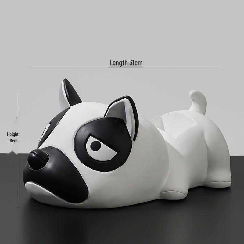 Kreativ Panda Tissuebox & Förvaringsorganisatör för Vardagsrum eller Matbord