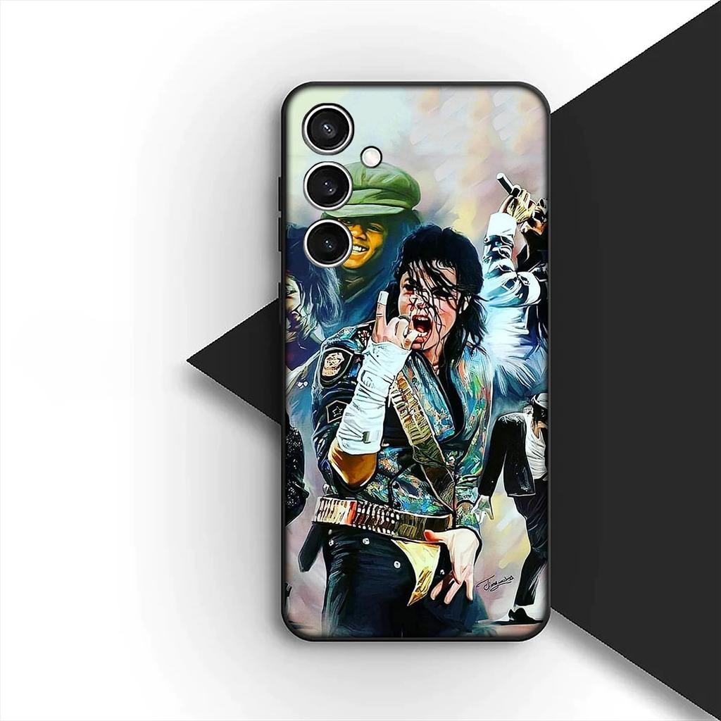 M-Michaels Poster J-Jacksons Cover for Samsung Galaxy S22 S21 S20 FE Ultra Plus A07 A15 A16 A17 A25 A37 A57 + Coque Phone Case