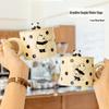 Cute Ceramic Bear Mug with Lid