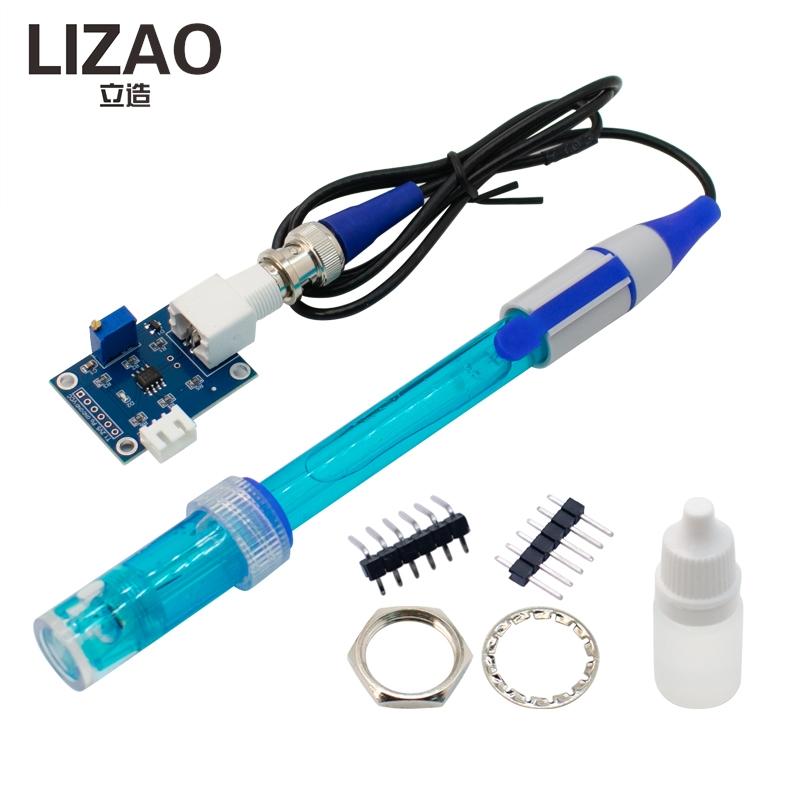 LIZAO PH Sensor Module Monitoring Control Board BNC PH Electrode Probe Water Quality Detection for Arduino