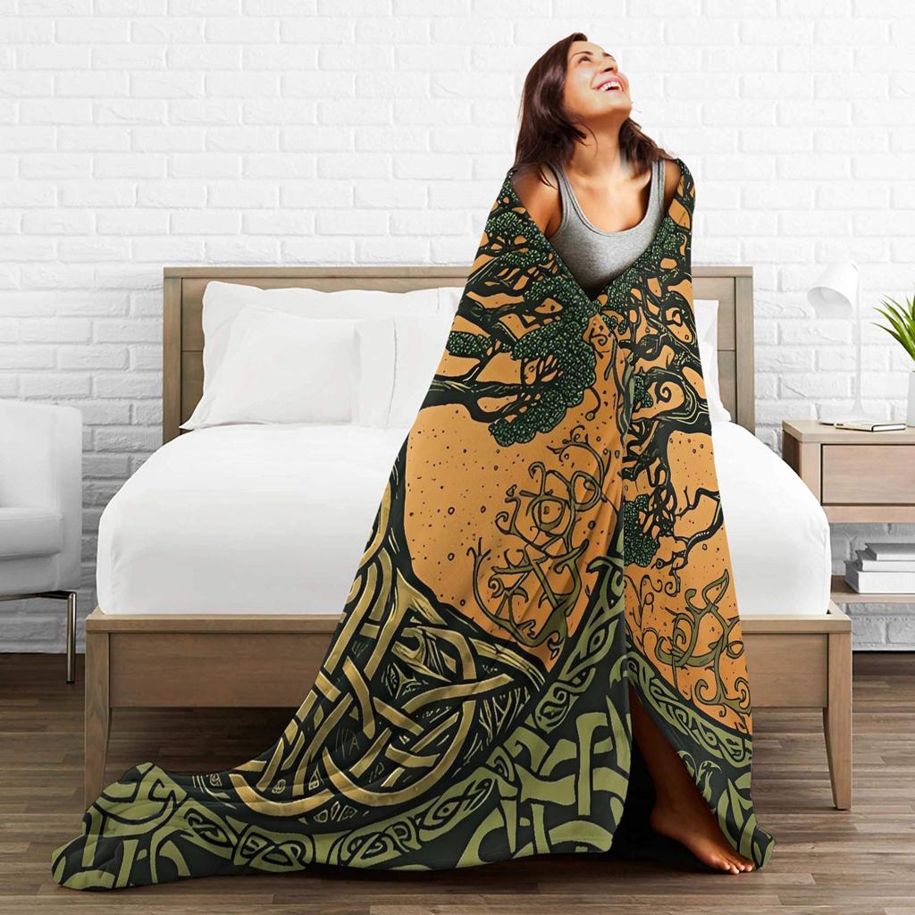 Origin Tree L-Lords Of The R-Rings Blanket Quality Warm Soft Throw Blanket Winter Camping Couch Bed Novelty Bedspread
