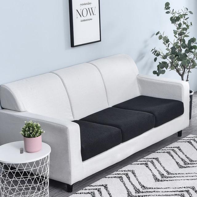Airldianer Jacquard Stretch Sofa Seat Cushion Cover Anti -Dirty Removable And Washable Sofa Protective Cover Easy Installation