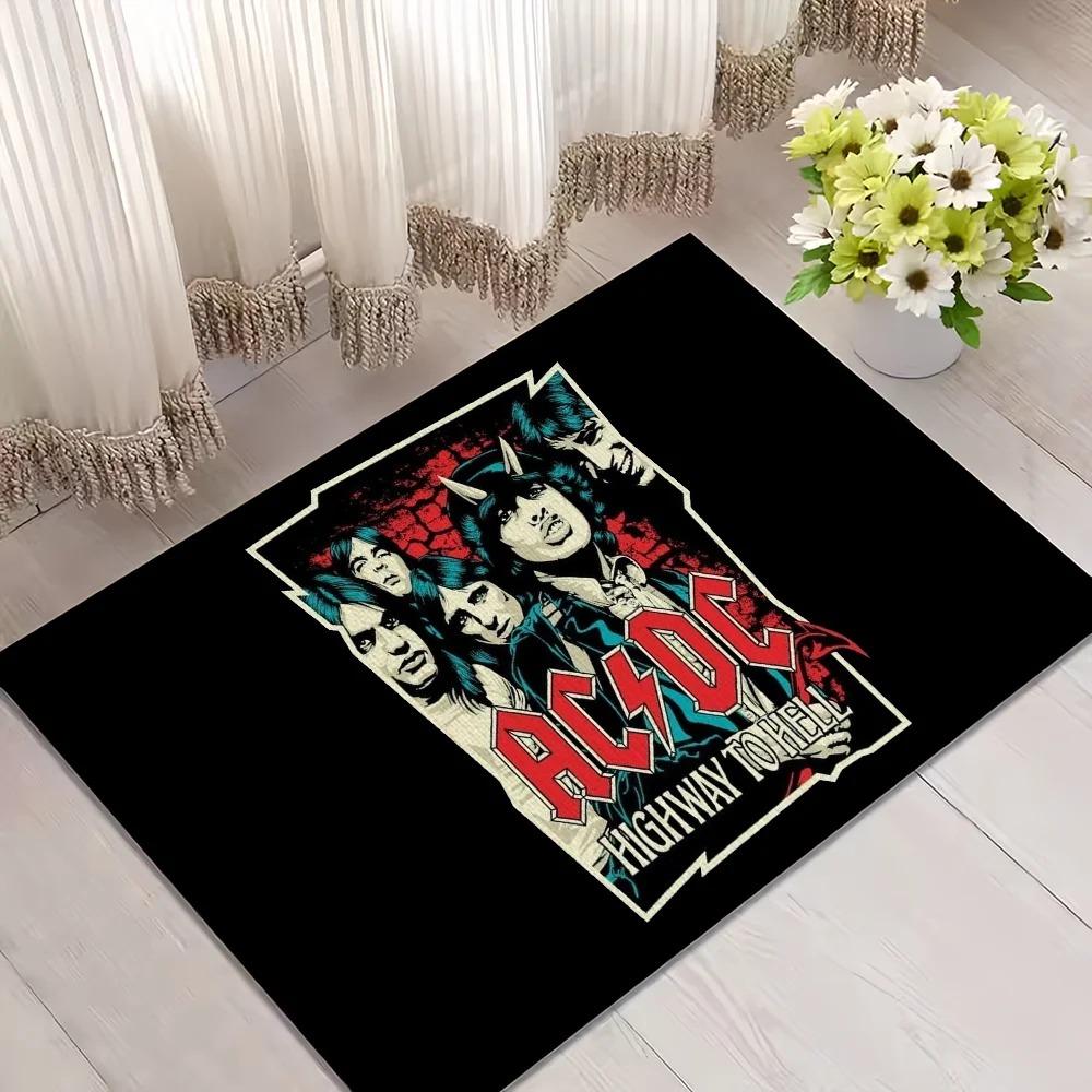 Band A-ACDC Cool  Carpet for House Bedroom Decoration Kitchen Bath Super Absorbent Rug Carpet Foot Non-slip Floor mat