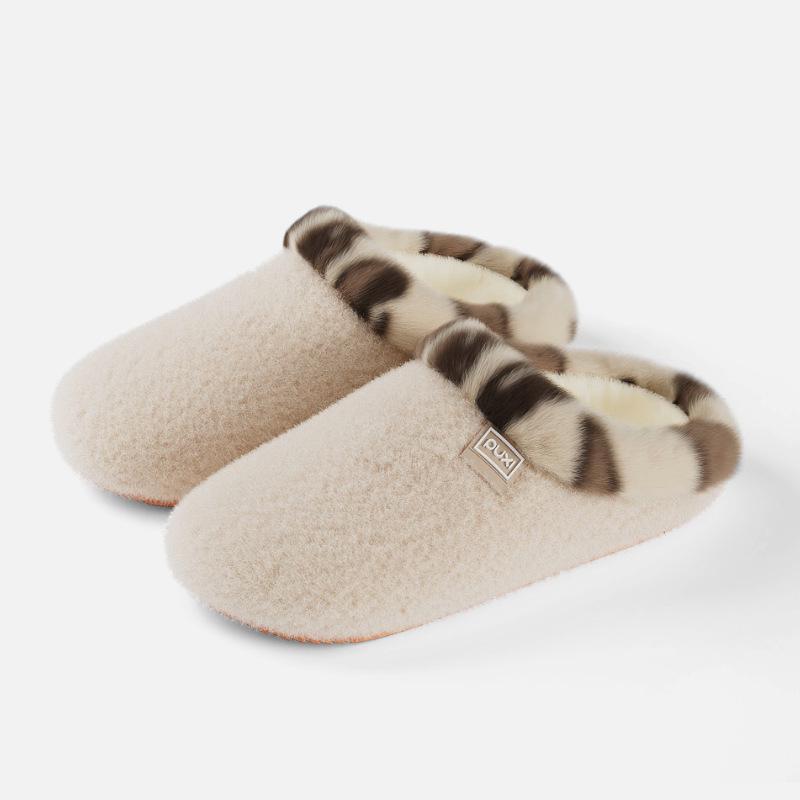 Puxi Cotton Indoor Slippers - Versatile Wrap-Toe, Anti-Slip, Warm for Autumn and Winter