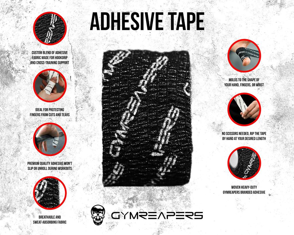 Gymreapers Weightlifting Adhesive Thumb Stretch Athletic Tape for Grip Olympic Cross Hookgrip 3 Tape, & Protection, Lifting, Training, Powerlifting,