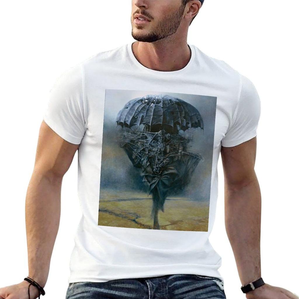 Untitled (Umbrella) By ZdzisAw BeksiSki TShirt Essential Solid Color TShirt