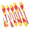10pcs 1000V Insulated Screwdriver Set with Magnetic Slotted P-hillips Bits Soft Grips Electricians Electrical Work Repair Tools