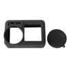Portable Frame Protective Silicone Shell with Lens Case for DJI Osmo Action Camerablack