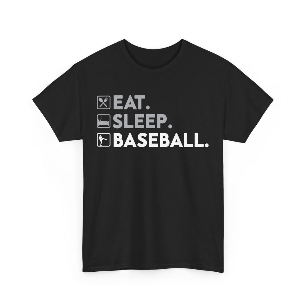 Baseball Shirt, Eat Sleep Baseball Sports Baseball Lovers Player Shirt