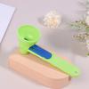 1Set Protein Scoop with Funnel, 2 in 1 Sliding Measuring Cup, Durable PP Kitchen Tool for Milk Powder Protein Powder