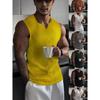 Summer New Men'S Muscle Fitness Sports Casual Sleeveless Vest With Vertical Stripes And Fashionable Letter Vest For Men