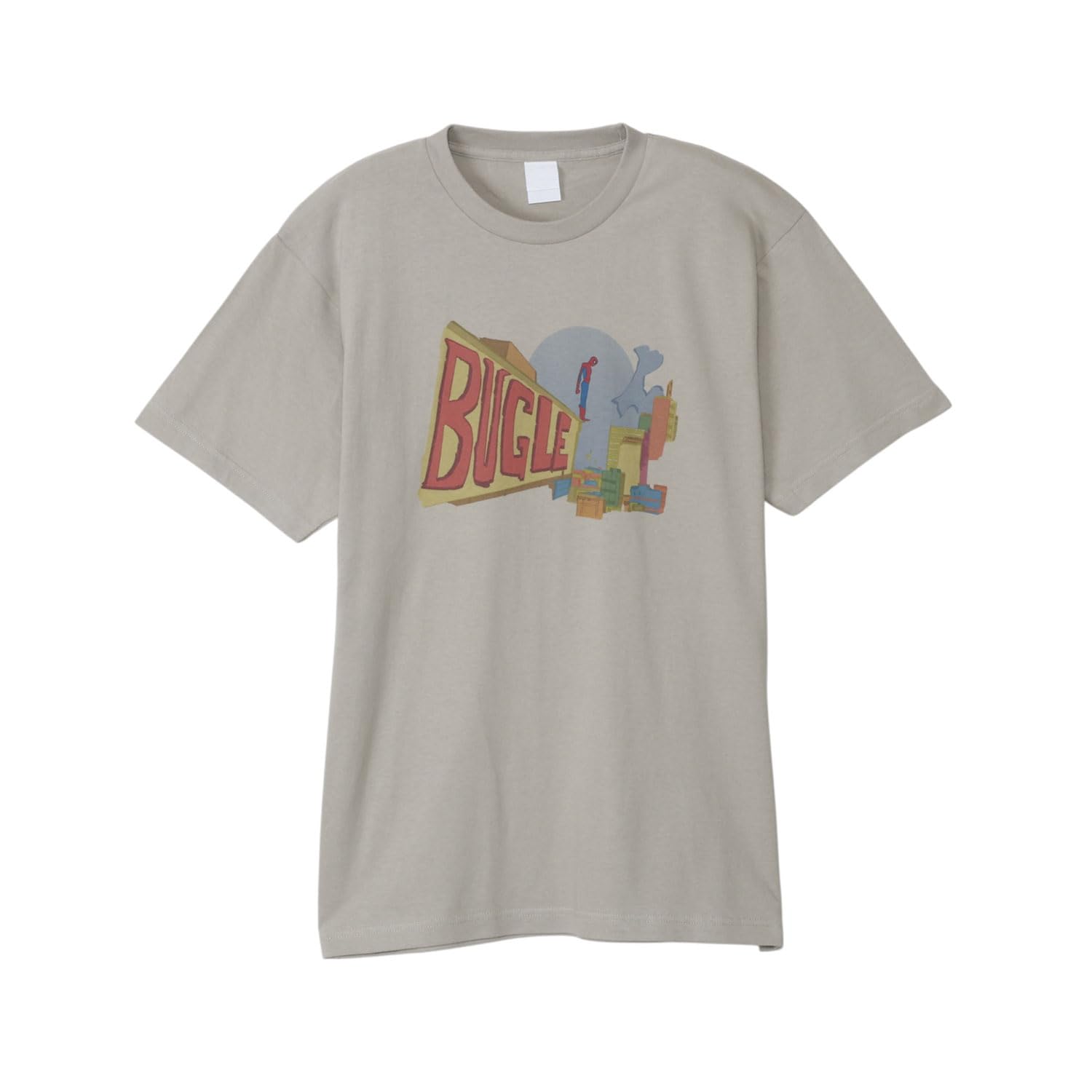 

Small Planet Marvel 50 Design T-Shirt 26/Spider-Man/Bugle, Size L, Silver Gray