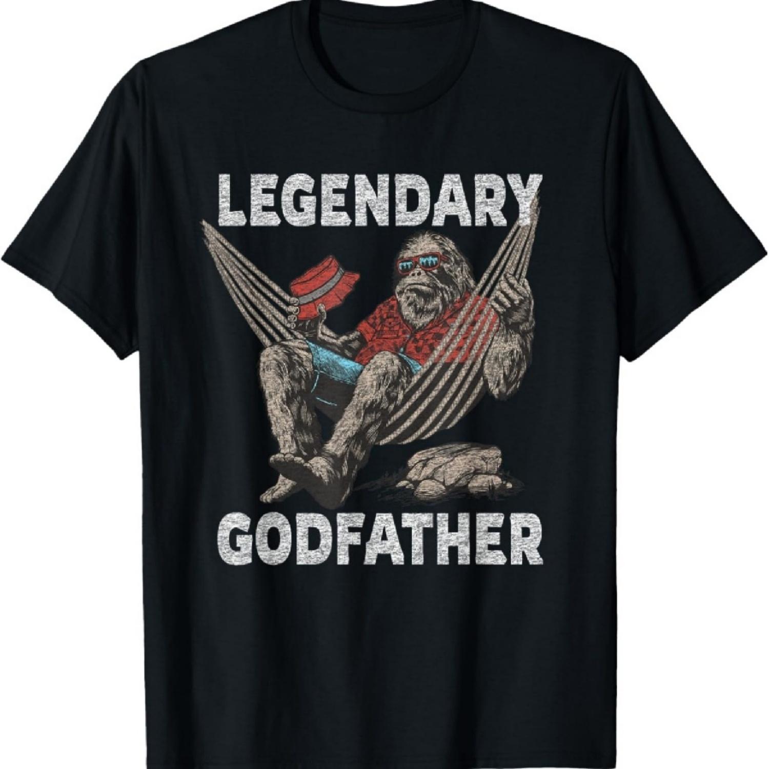 

Funny Godfather Legendary Saying T-Shirt XXXXXL чорний
