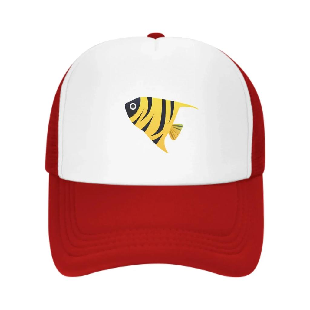Tropical Fish Baseball Caps Fashion Trucker Hat Unisex Mesh Caps for Women Unisex Outdoor Leisure Travel Neutral Sunshade