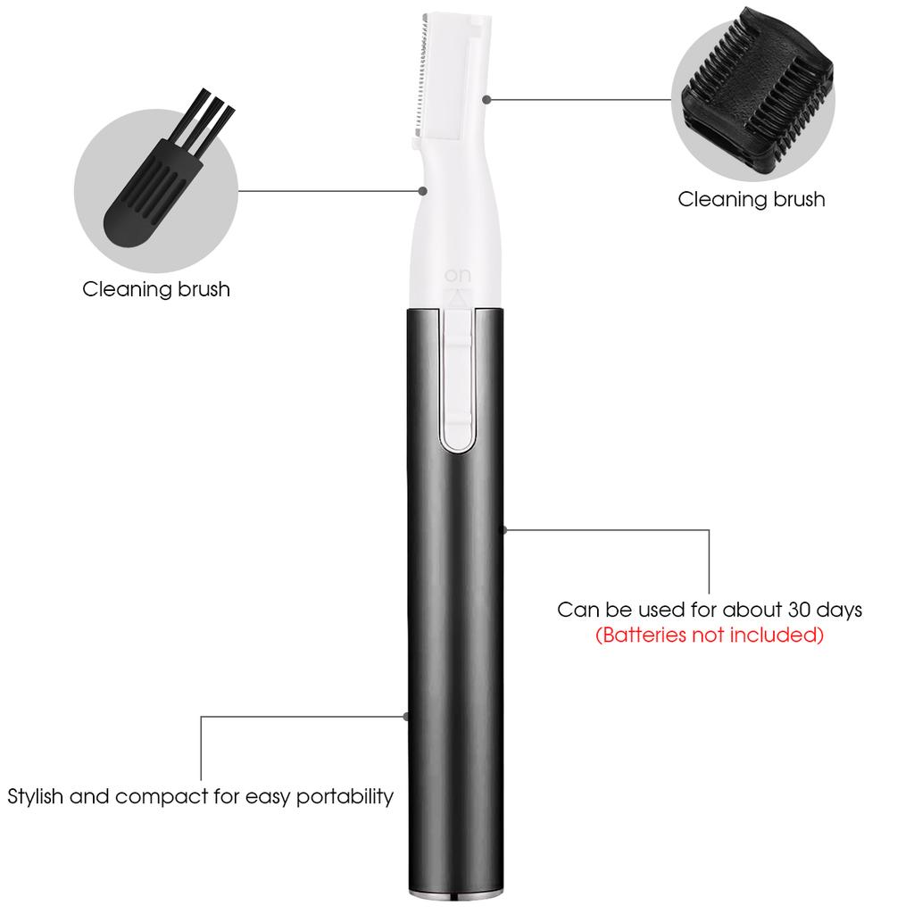 Portable Electric Face Eyebrow Hair Body Blade Razor Shaver Trimmer Face Hair Remover Trimmer Use Lady Beauty Remover Tool