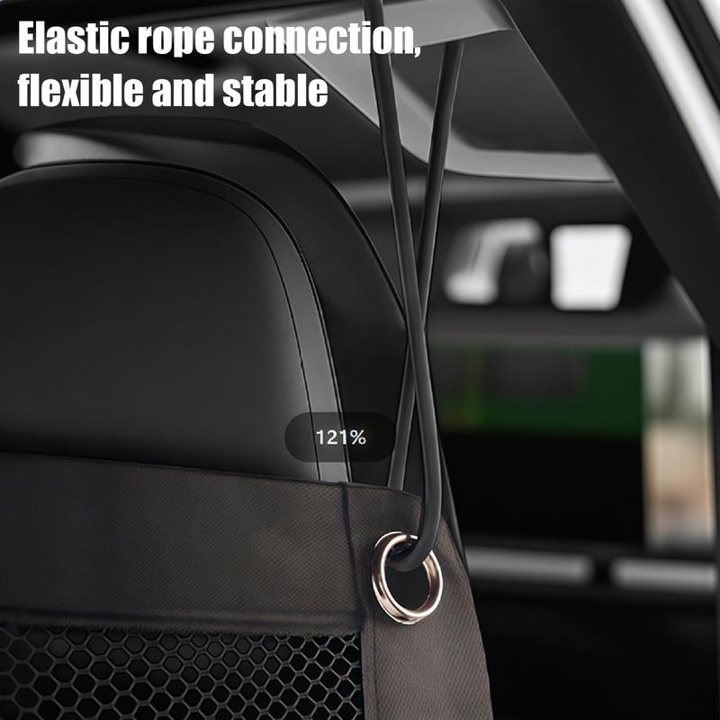 Car Dog Barrier Net Adjustable Truck Divider Back Seat Barrier Heavy-Duty Foldable Isolation Net Non-slip Car Accessories For