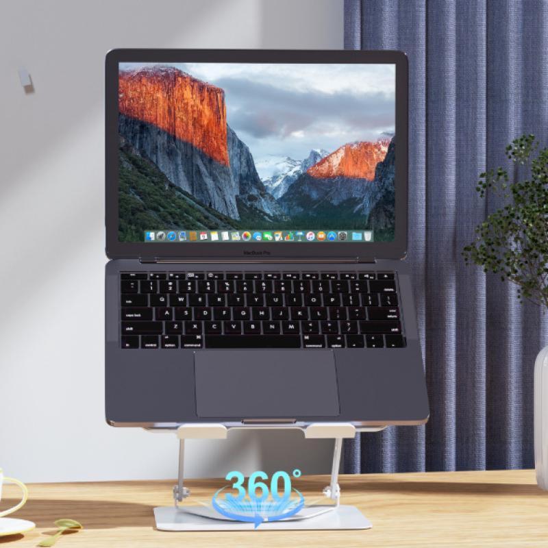 OLOEY Laptop Stand with Cooling Fan and Swivel Base