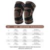 1Pcs Sports Copper Ion Strap Knee Pads Non-slip Knitted Nylon Knee Pads Fitness Jump Rope Basketball Running Gear Men Women