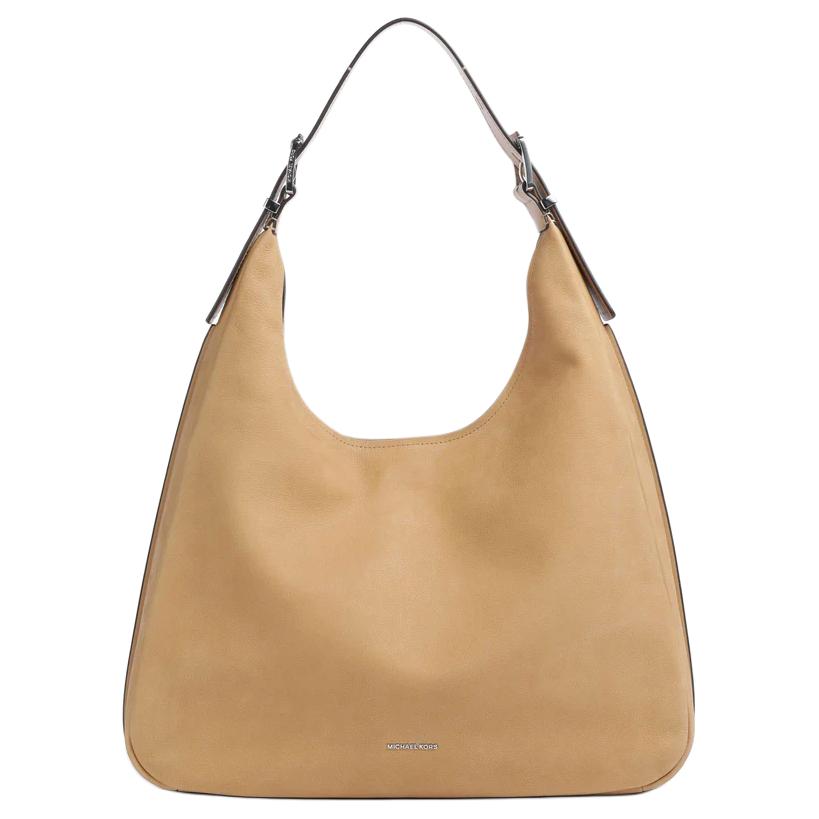 

Michael Kors Nolita Logo Hobo Bag Women bags Peanut 30F4SY5H3T-PEANUT Shopping Bag Set(Basic Set+Shopping Bag)