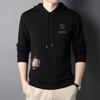 Long Sleeve with Hat Men's Autumn Hoodie New Printed Iron Drill Coat Men's Top