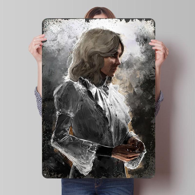 

Aline Concept Art Printed Poster Customized Wall Art Retro Vintage Metal Tin Signs for Aesthetic Room Decor Men Bar Accessories 7.9x11.8In(20x30cm)