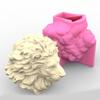 Lion Heads Decoration 3D Candle Soap Mould  Candle Epoxy Mold Handmade   Wax Soap Molds for Decoration